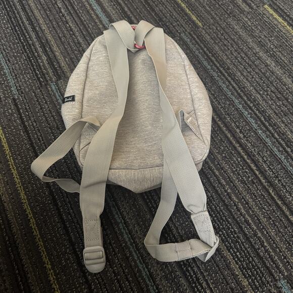 HERSCHEL SUPPLY CO. Small Grey Backpack Mini School Lunch Bag Pouch - Picture 4 of 7